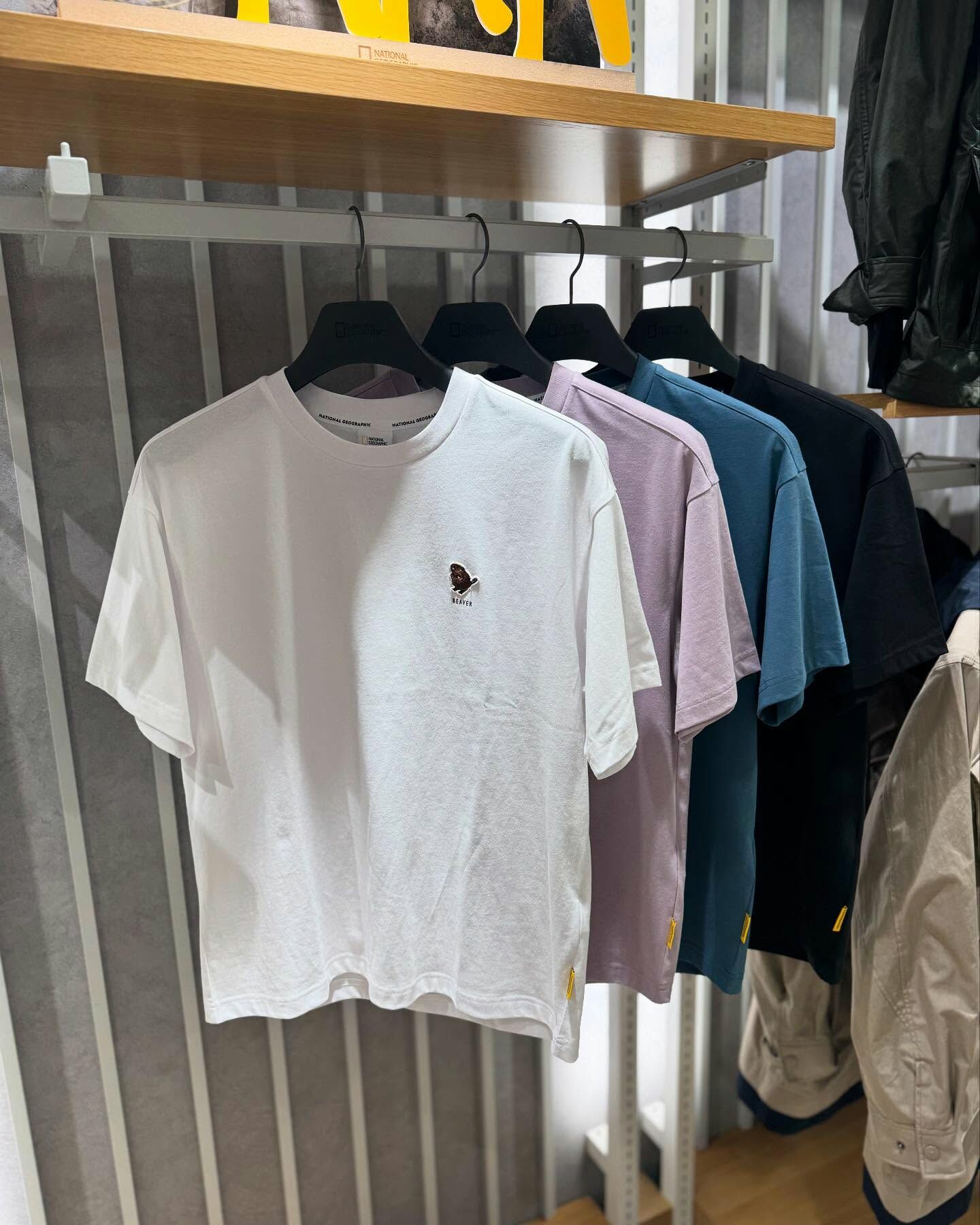 【代購】NATIONAL GEOGRAPHIC 國家地理 海狸 刺繡 短袖 短T N252UTS030