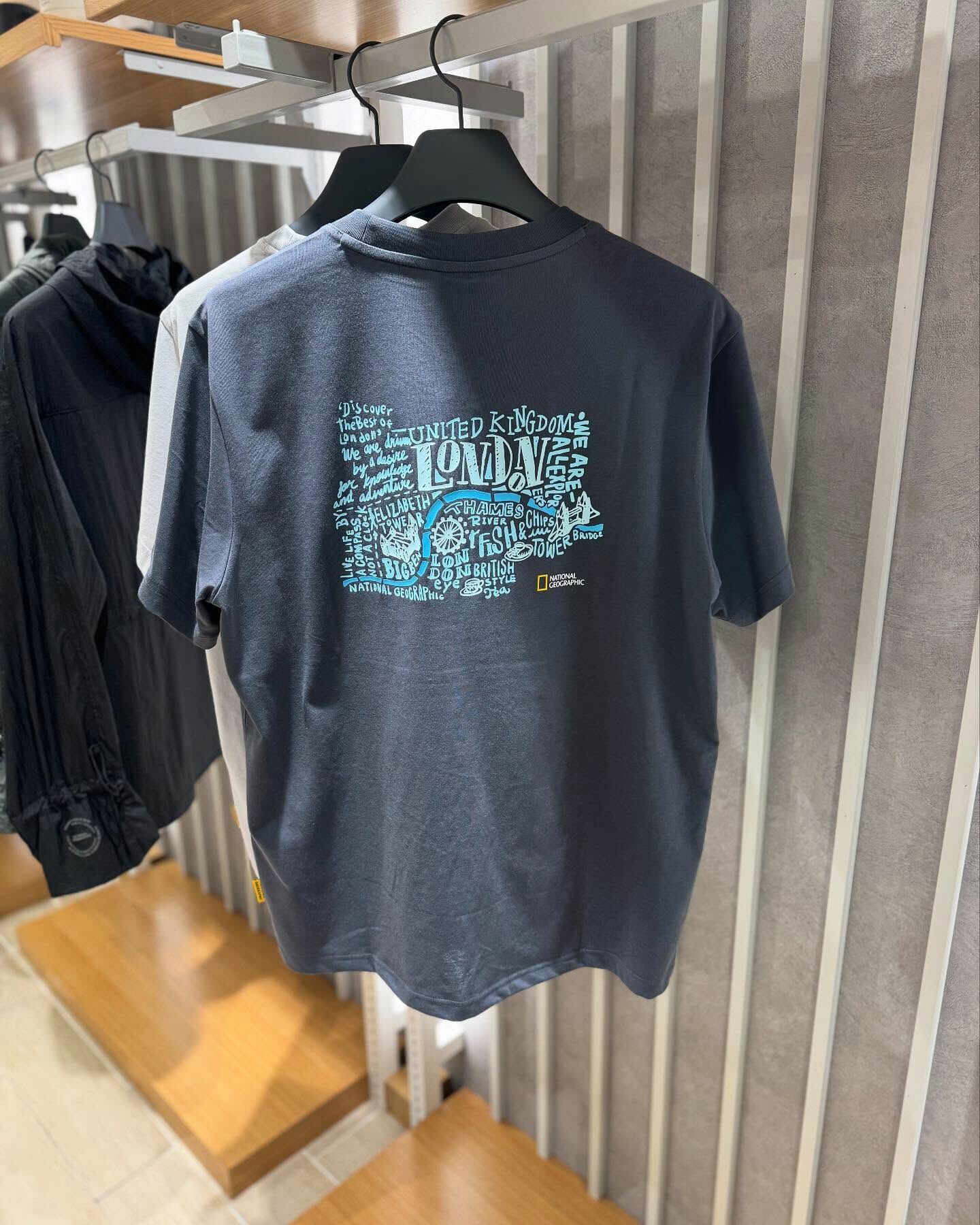 【代購】NATIONAL GEOGRAPHIC 國家地理 LONDON 基本款 貼標 短袖 短T N252UTS083/N252UTS983