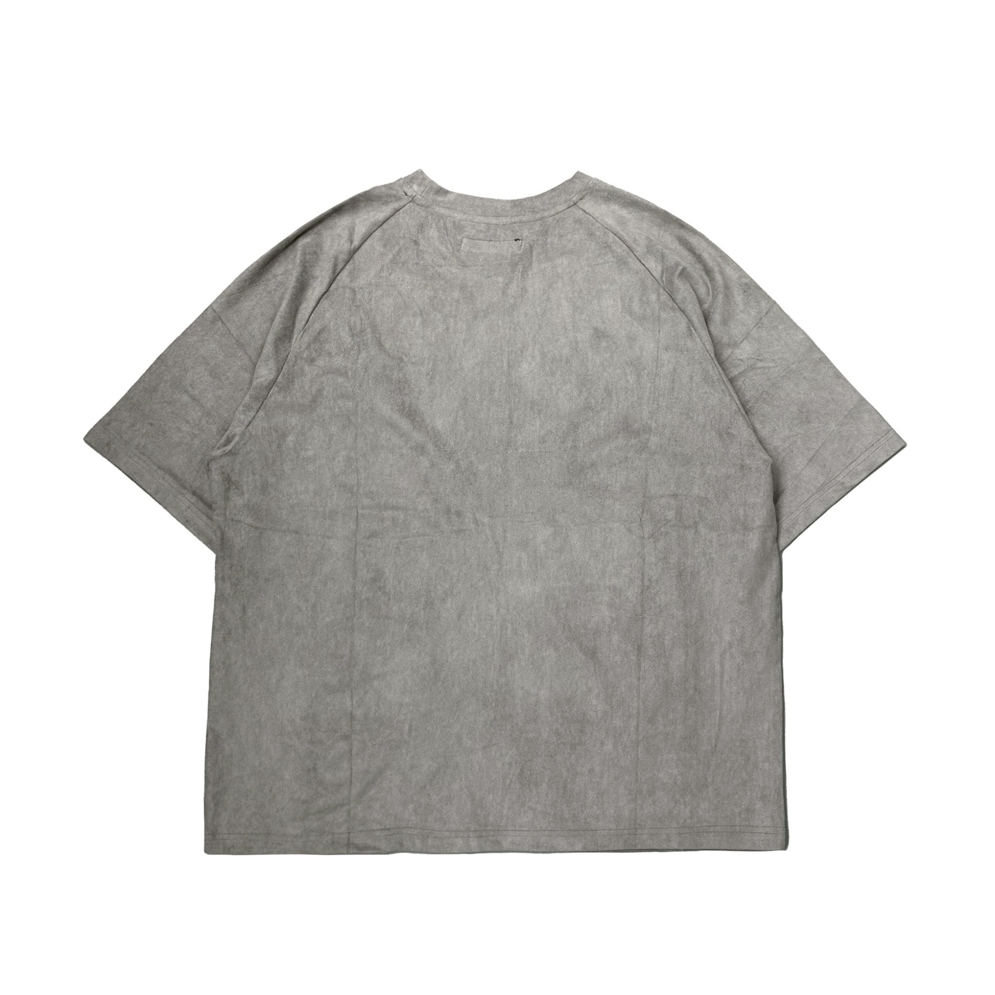 XCTRL X涼感絨布寬版短T-灰