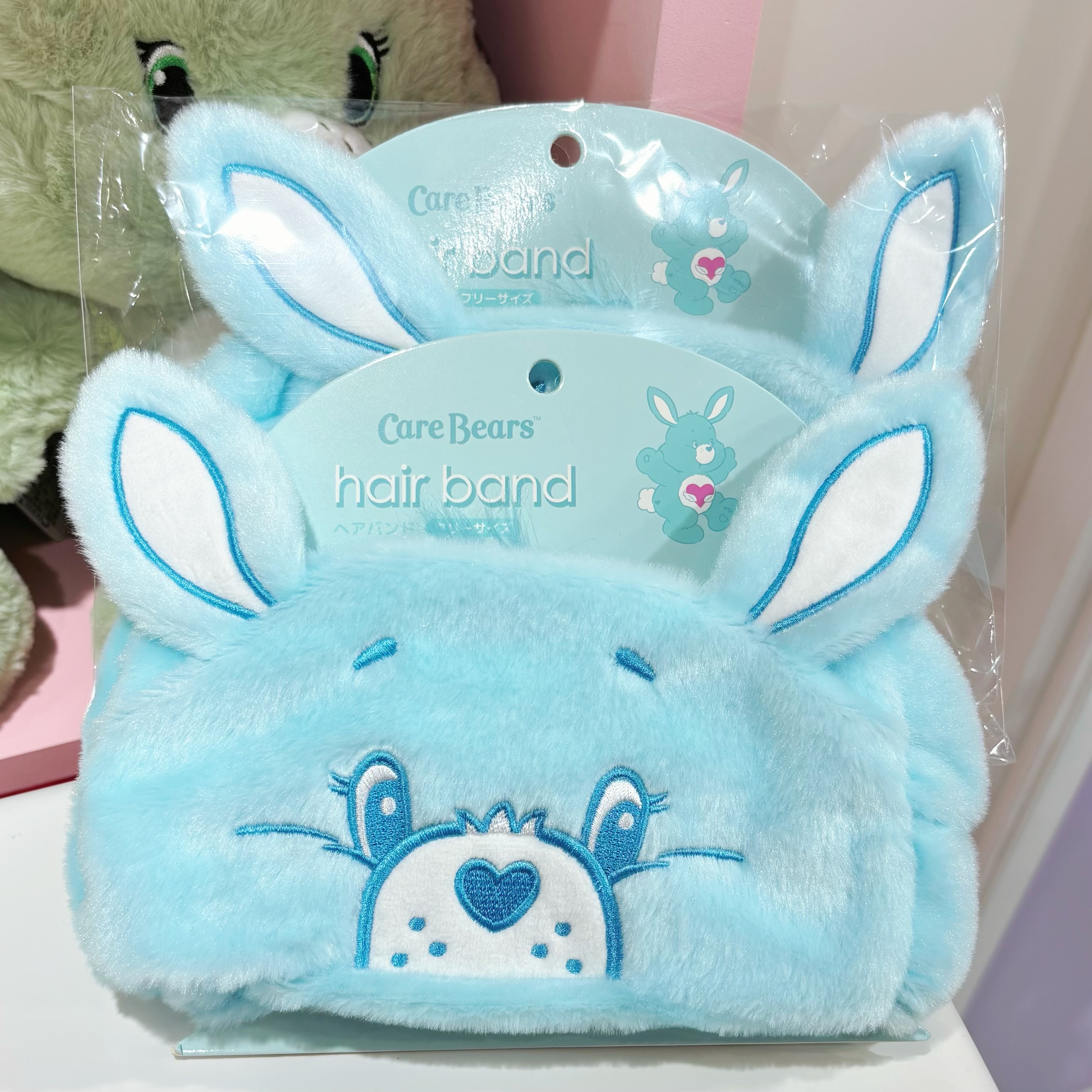 CARE BEARS 彩虹熊 兔耳 髮帶/代購
