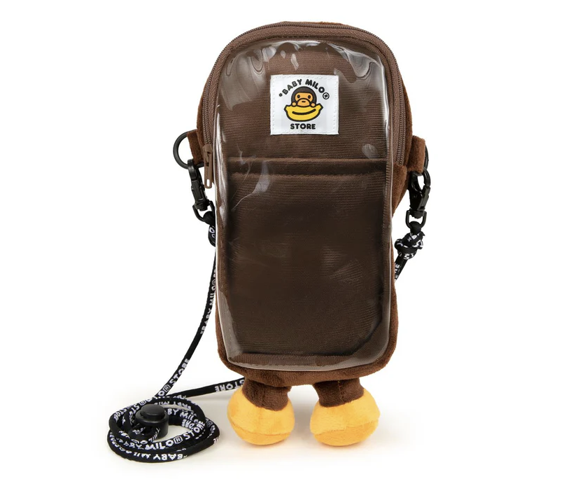 2025SS BAPE A BATHING APE BABY MILO MOBILE BAG #1 小猴子 側背包 手機包 漢堡 現貨 AK70190306