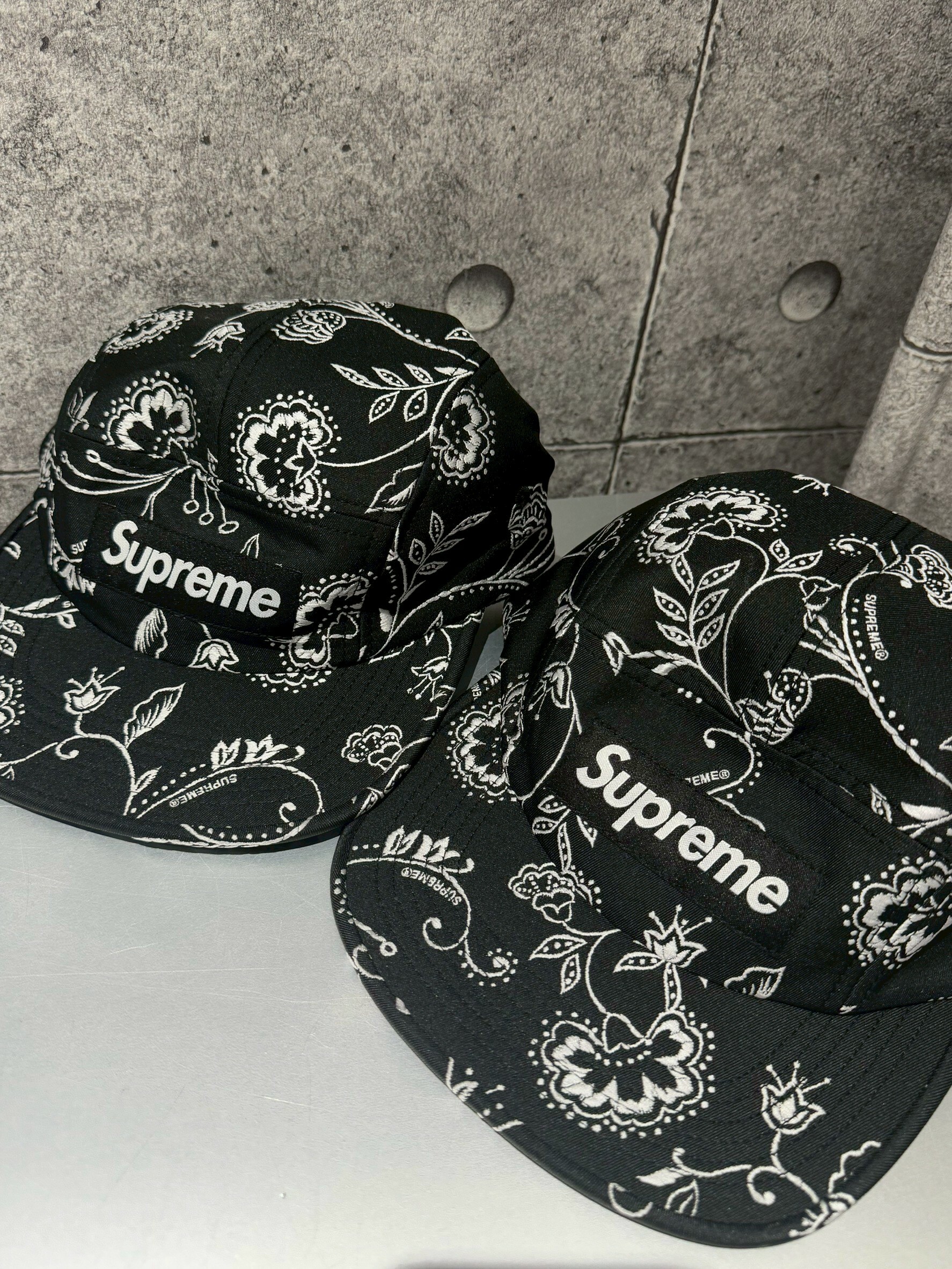 Supreme Floral Jacquard Camp Cap (SS25) - $60