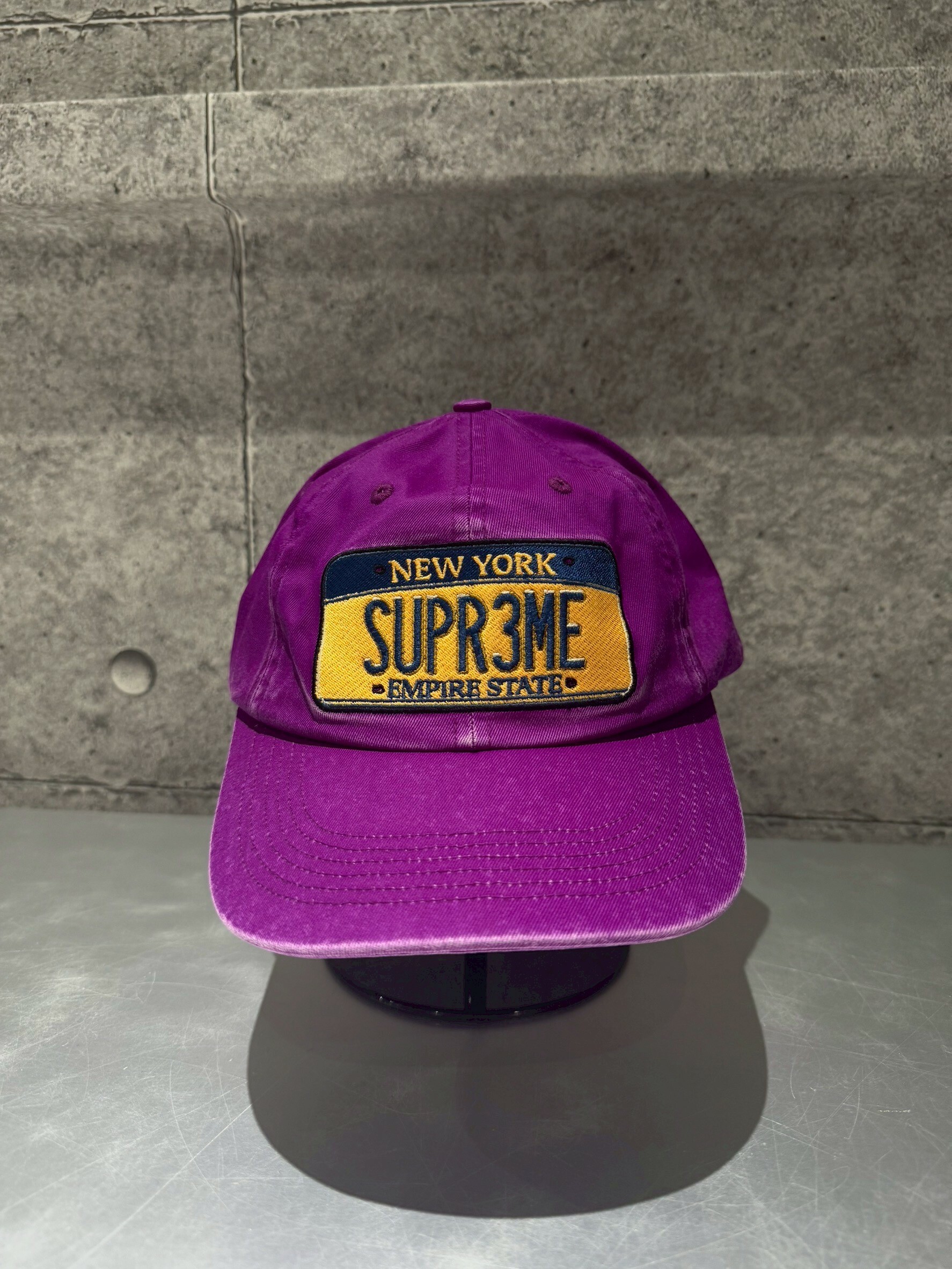 Supreme License plate 6 panel 車牌造型Logo 六分割帽