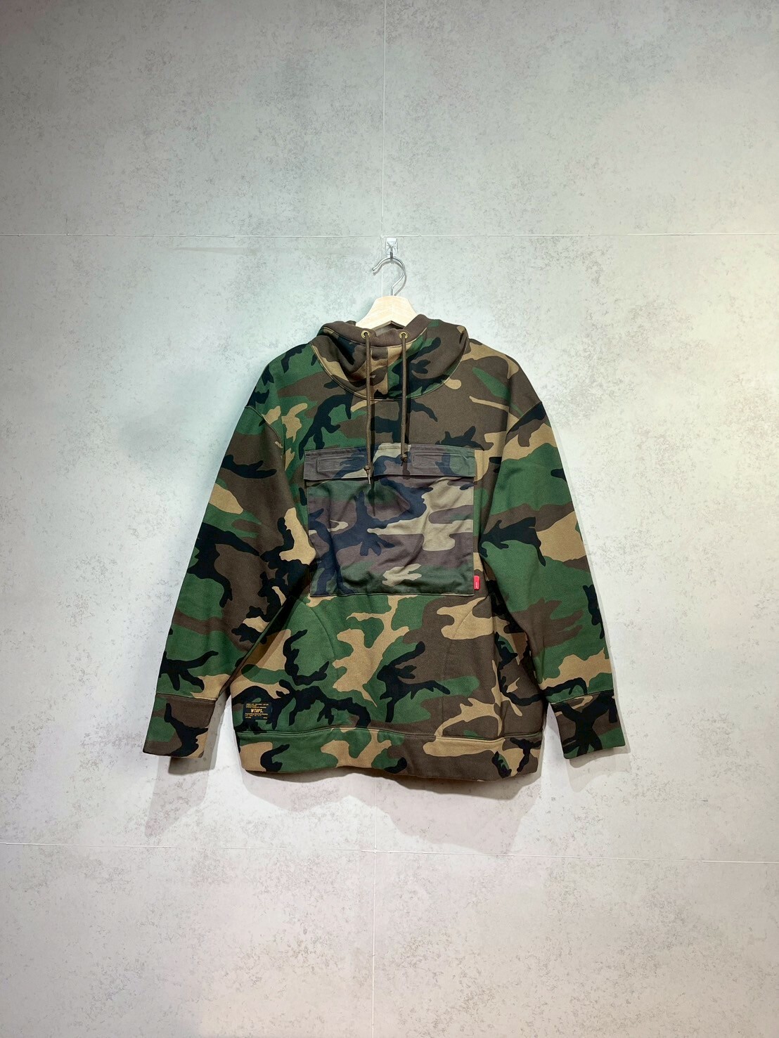 WTAPS 16AW UDT HOODED / SWEATSHIRT. COPO. CAMO SIZE M