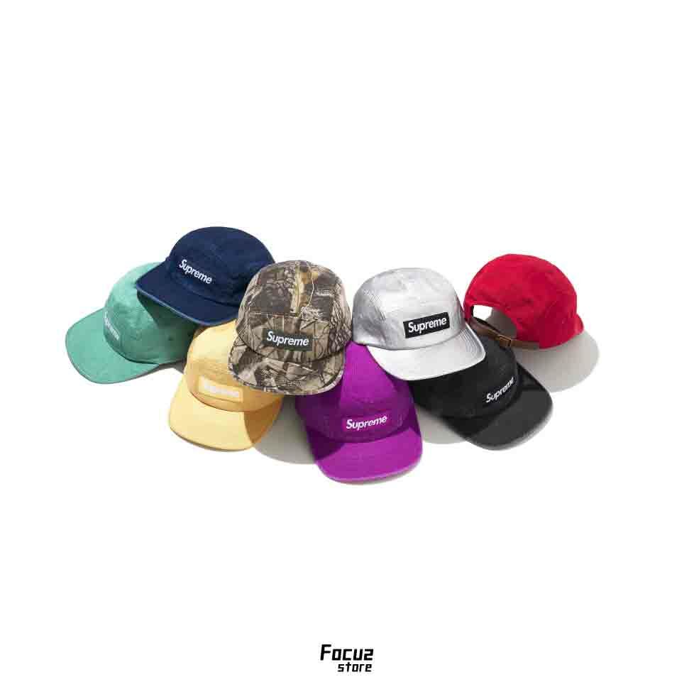 【Focus Store】現貨秒發 Supreme SS25 Week5 Washed Chino Twill Camp Cap 五分割帽 八色