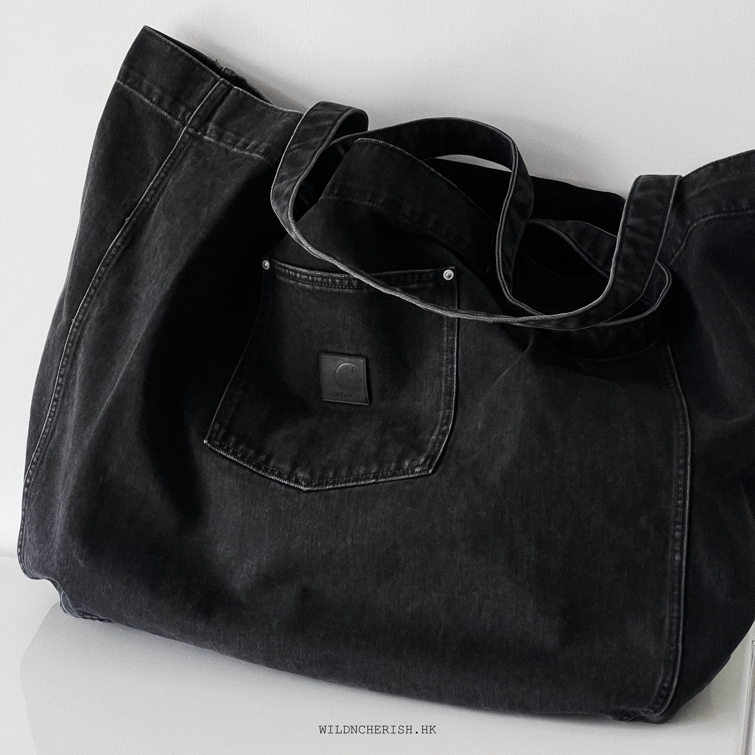現貨 | Carhartt WIP Rivet Tote Bag 洗水黑色
