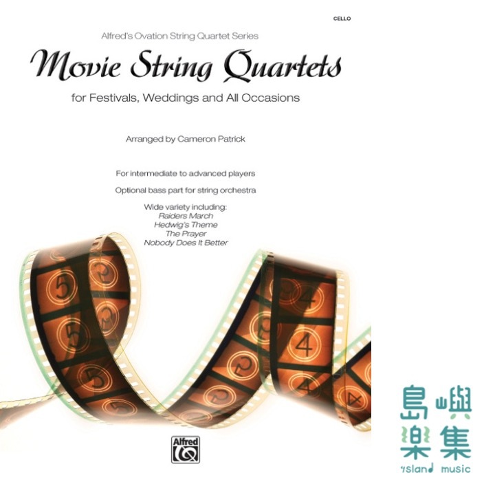 Movie String Quartets for Festivals, Weddings, and All Occasions/Cello Parts