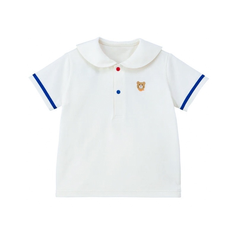 🐻𝐌𝐢𝐤𝐢 𝐇𝐨𝐮𝐬𝐞 可愛麻子熊海軍領Polo衫