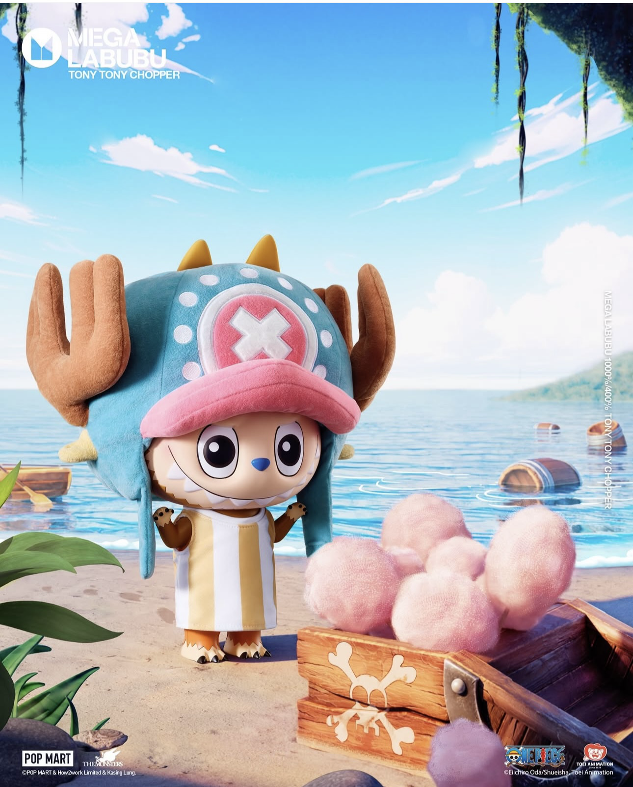 🎏預訂🎏 MEGA LABUBU 400% TONY TONY CHOPPER