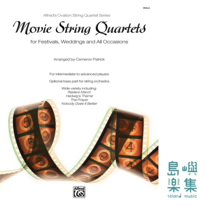 Movie String Quartets for Festivals, Weddings, and All Occasions/Viola Parts
