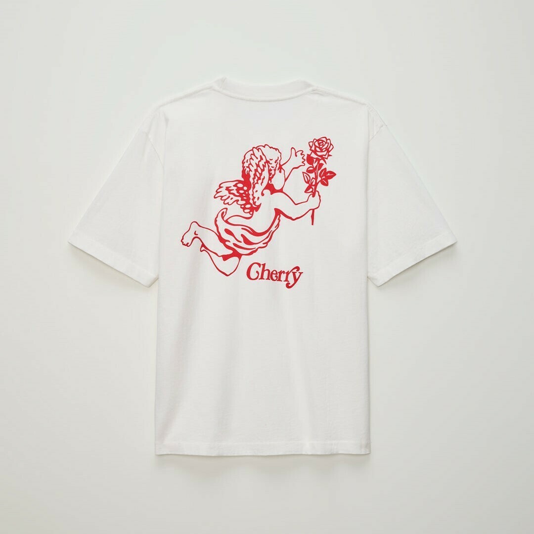 CHERRY X GDC ANGEL CLASSIC POCKET T-SHIRT (WHITE) FULL SIZE