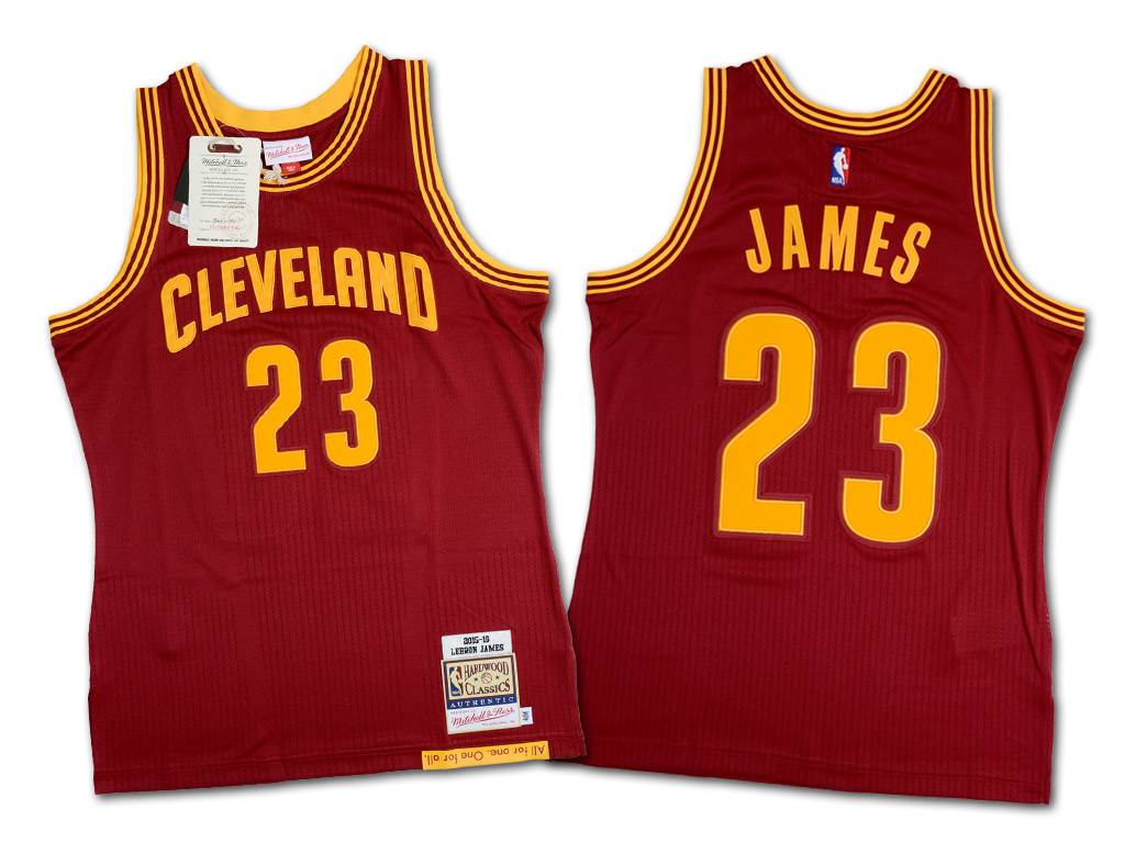 Mitchell & Ness 克里夫蘭騎士隊 LeBron James 2015-2016 復刻 球員版球衣