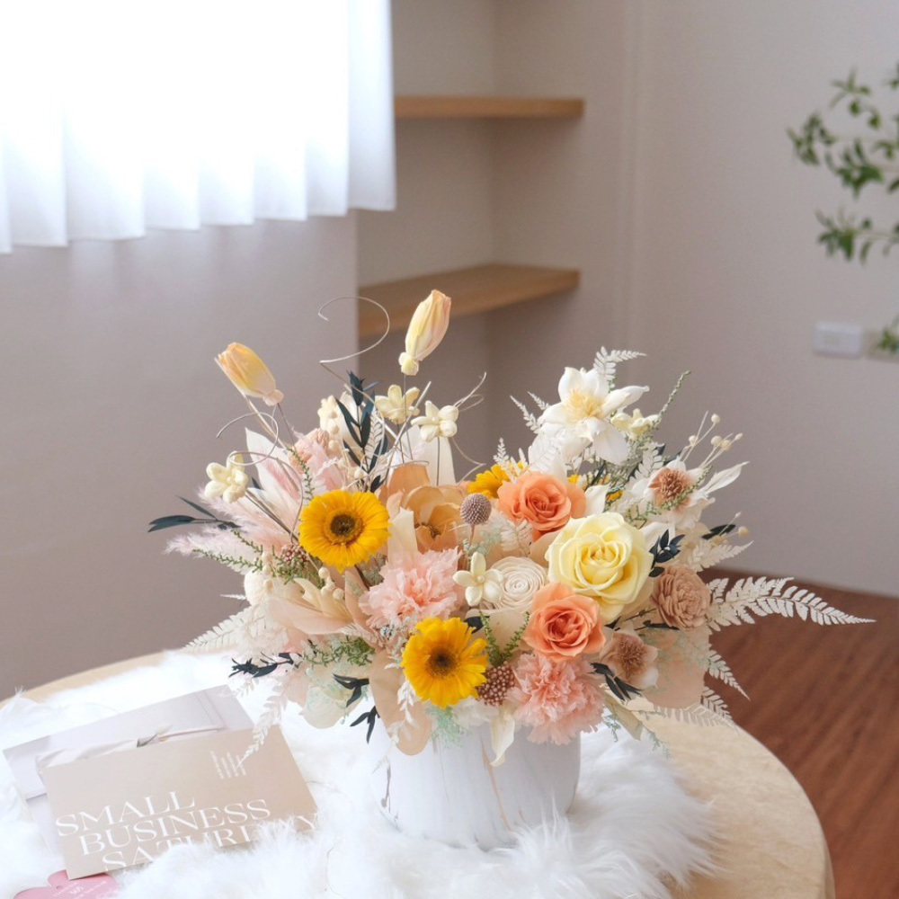 太陽朝夕永生盆花(XL)