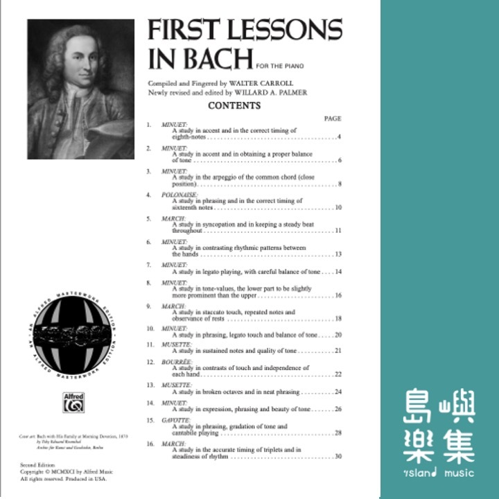 First Lessons in Bach