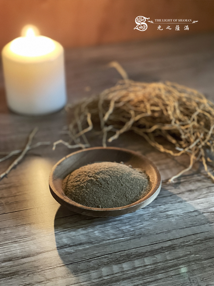 天然岩蘭草粉 岩蘭草香粉 岩蘭草粉末 靜心冥想香粉、安神、空間淨化淨化、召喚財富 招財（Vetiver） -光之薩滿