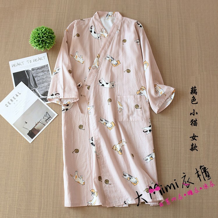 毛線小貓和服浴衣