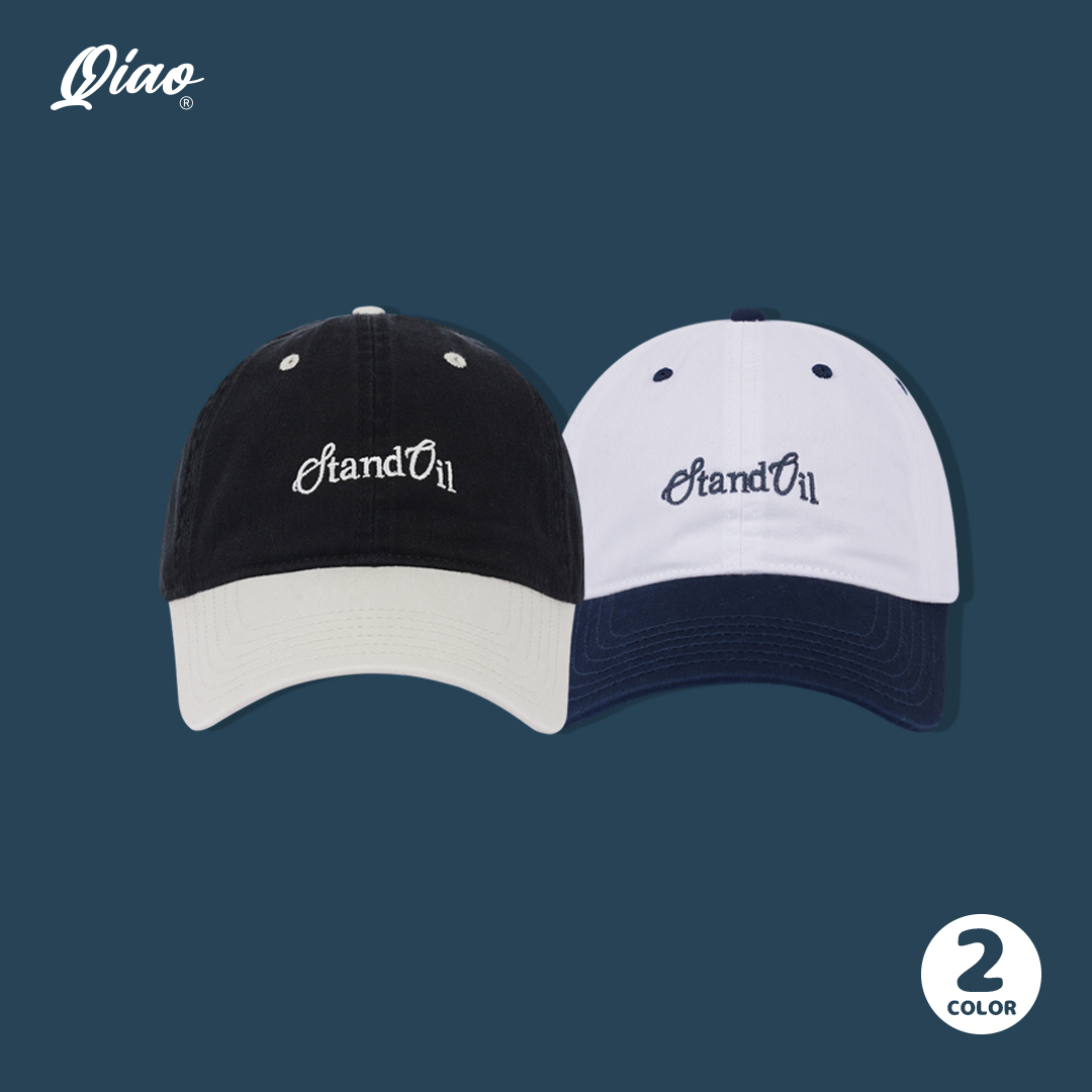 VINTAGE CAP - Oil 電繡撞色老帽 GR-019