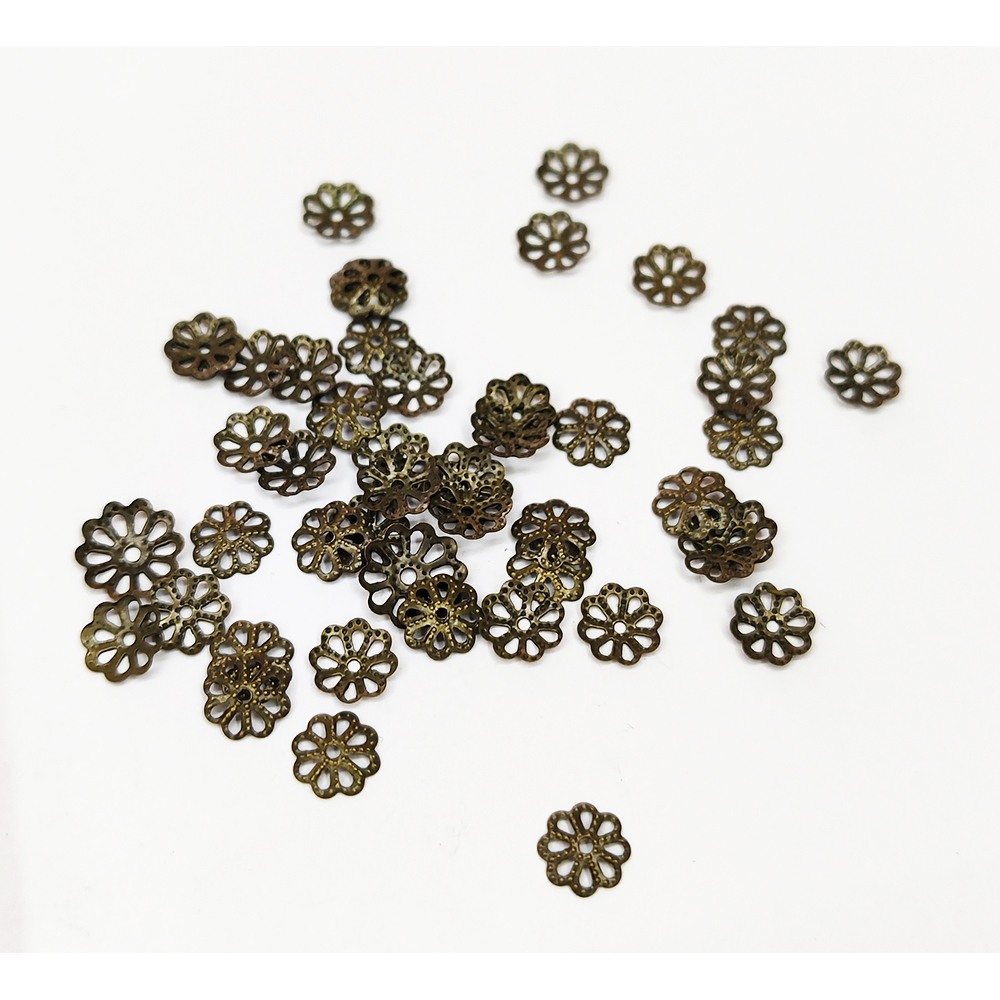 花托 銅鎘珠片10對【十方】112017