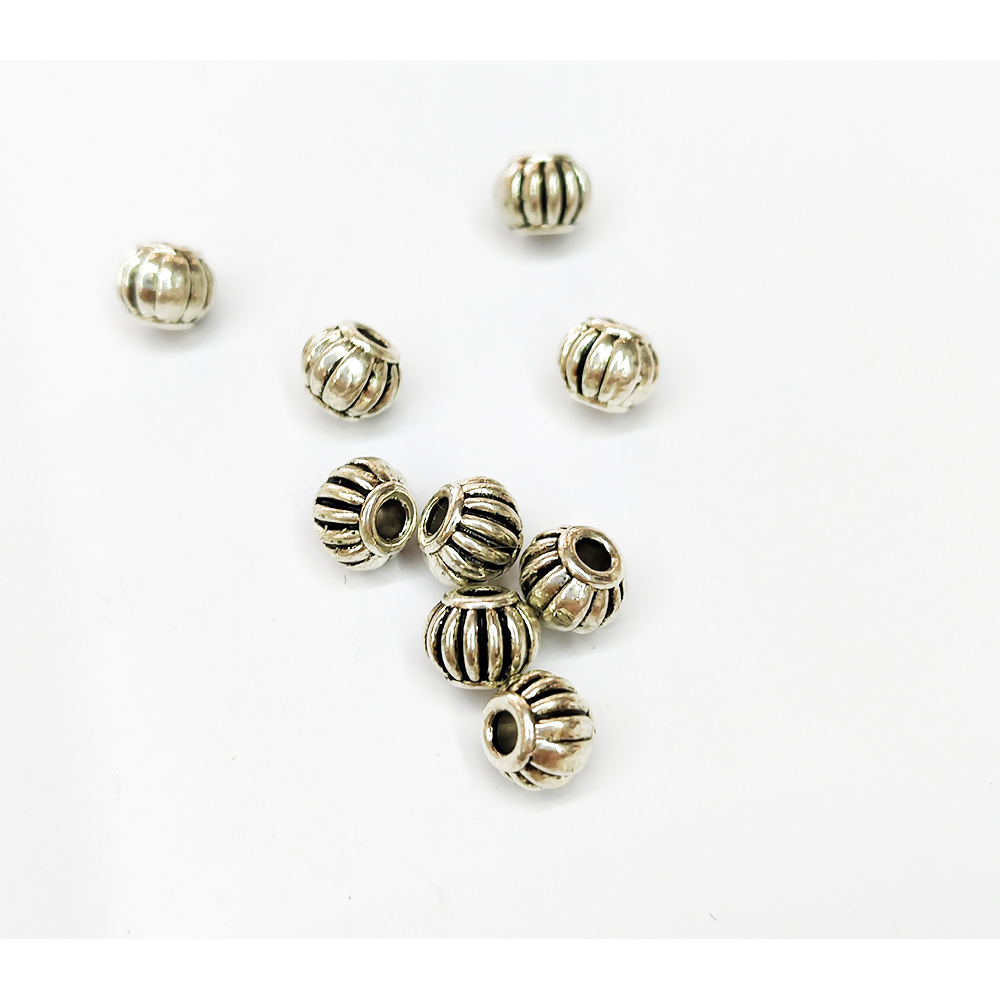 花托 泰銀鎘珠2個 【十方】116752