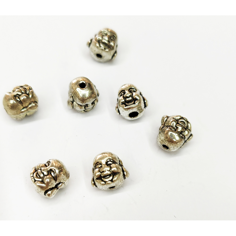 彌勒佛{藏銀}珠0.9公分1個【十方】141738