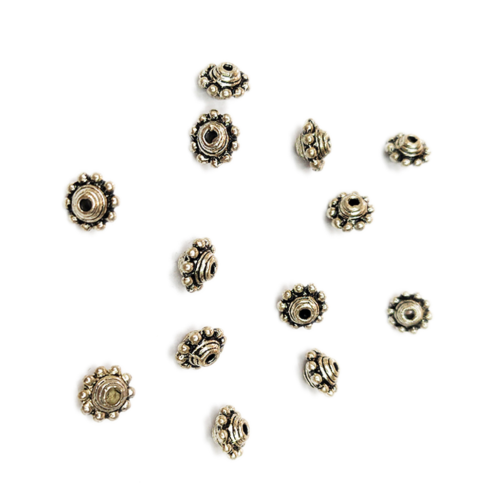 藏銀花盤珠配件2個【十方】154765