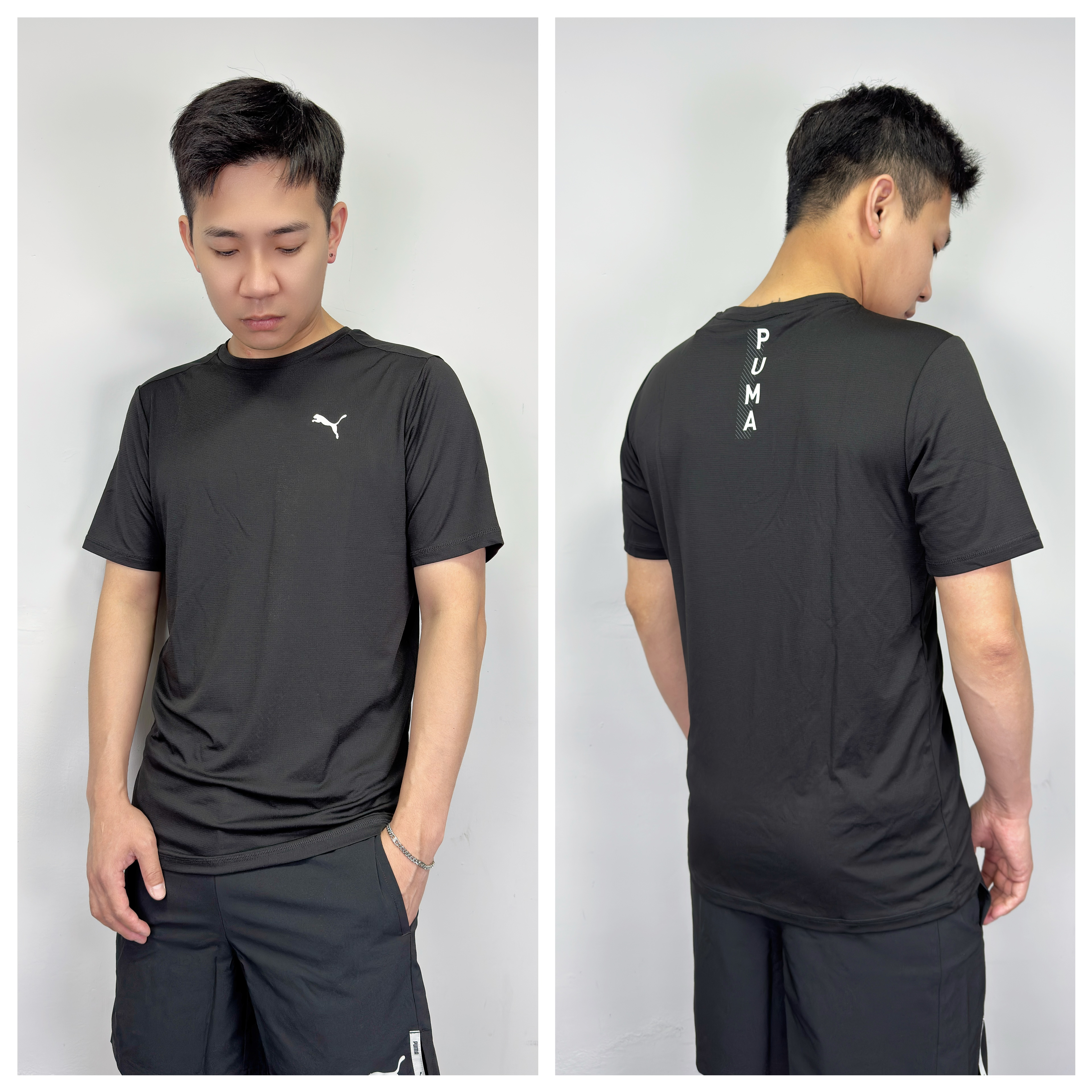 Puma 背後字母 透氣 吸濕排汗 運動短T 短袖