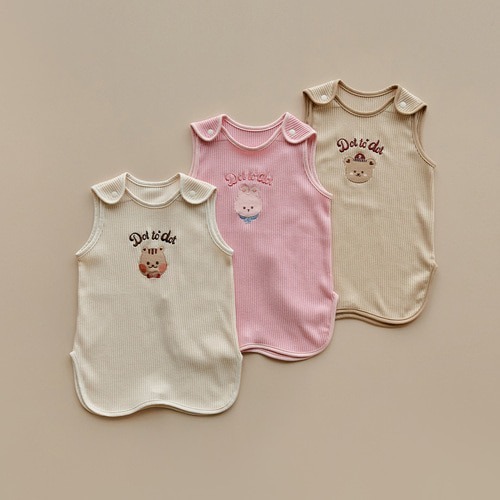 25S/S DTD萌趣人物系列-華夫格清爽睡眠馬甲