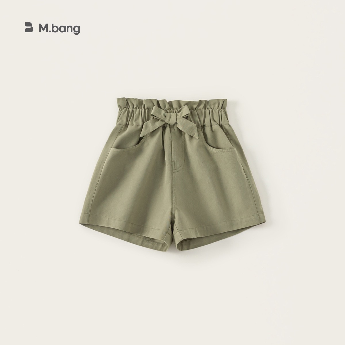 蝴蝶結花苞短褲