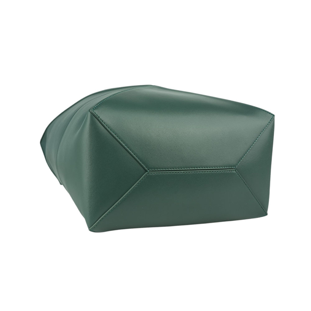 【LOEWE】Puzzle 亮面小牛皮摺疊托特包(香根草色) A657G50X01 4535
