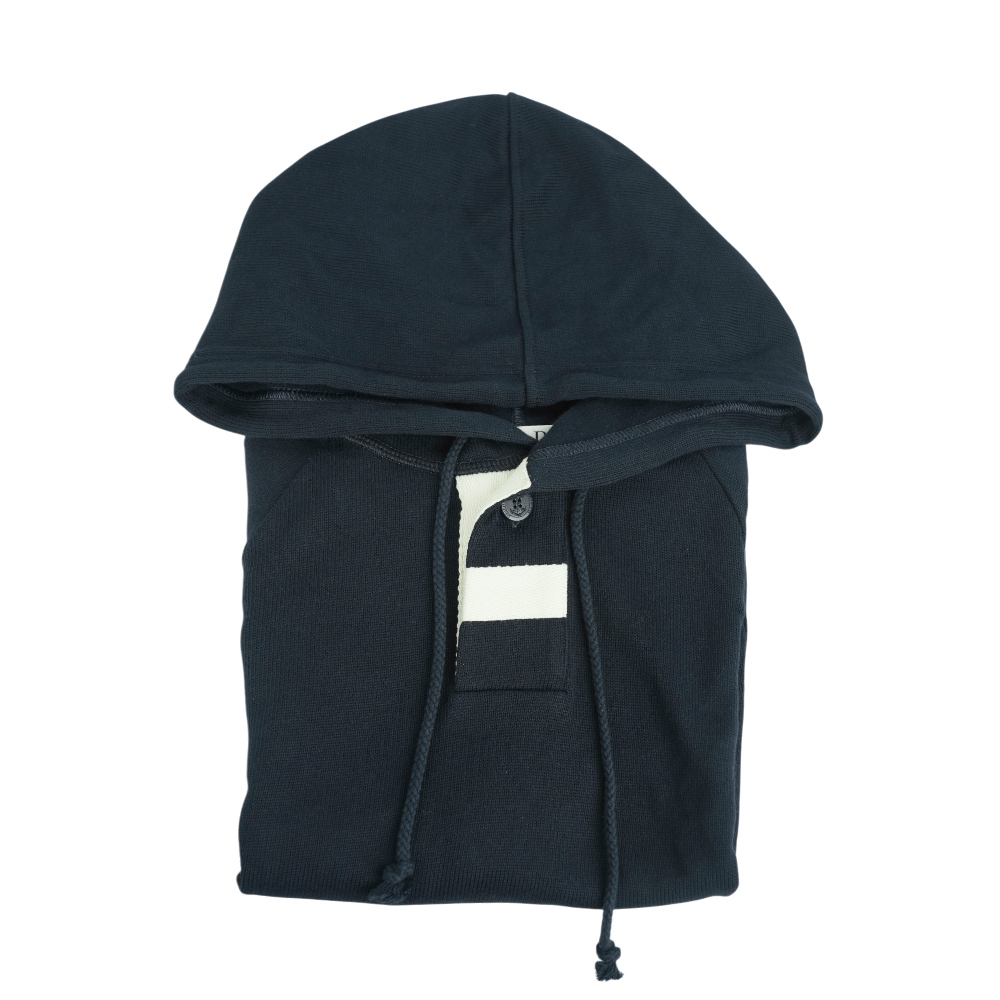 【CHRISTIAN DIOR】標誌星星印花短袖棉質連帽T-Shirt (海軍藍) 34423S25A4117 X5645