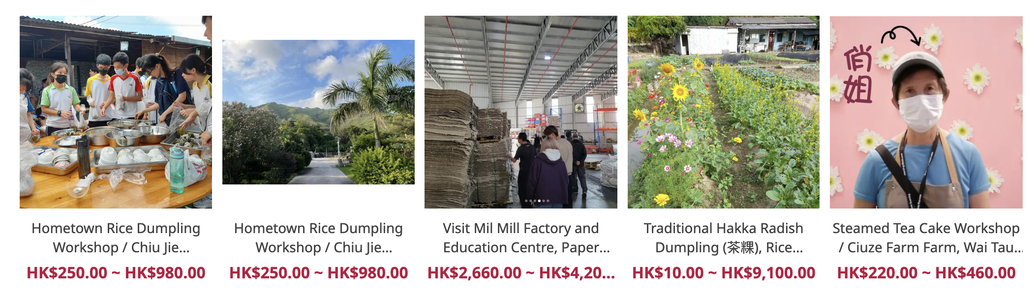 workshops and activities