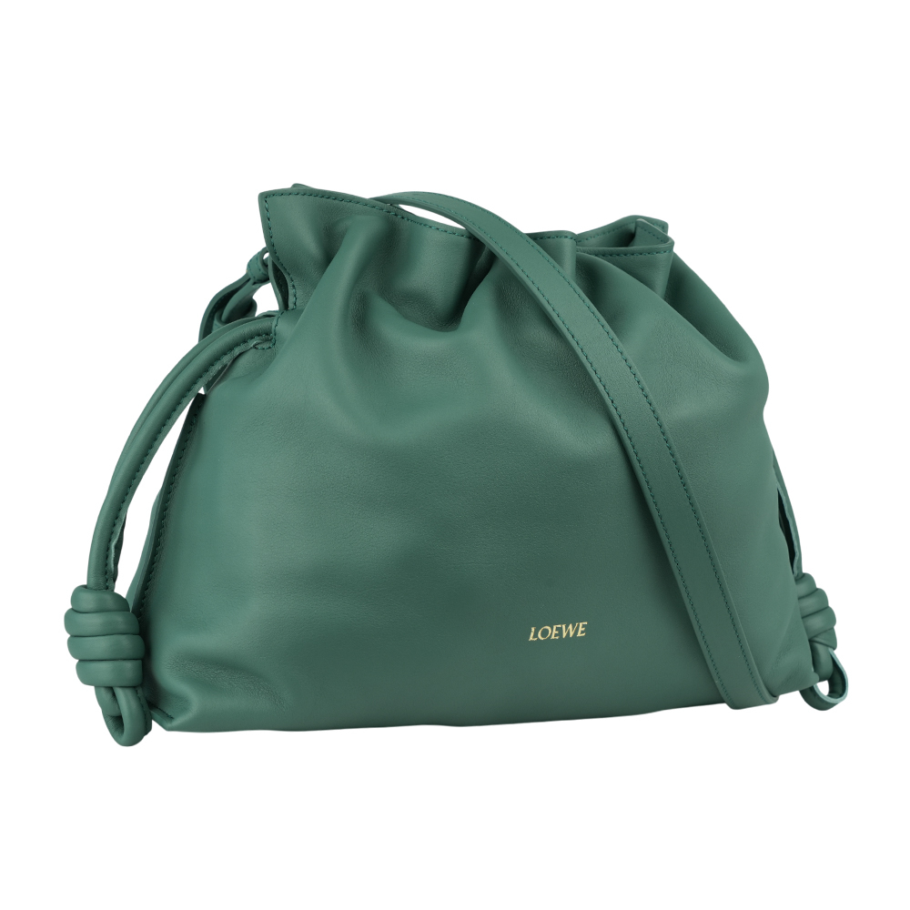 【LOEWE】Flamenco 納帕小牛皮中款手拿包/斜背包