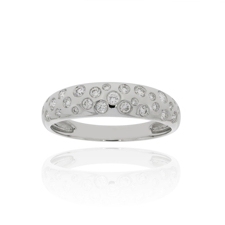 鑽石戒指 |18K白金