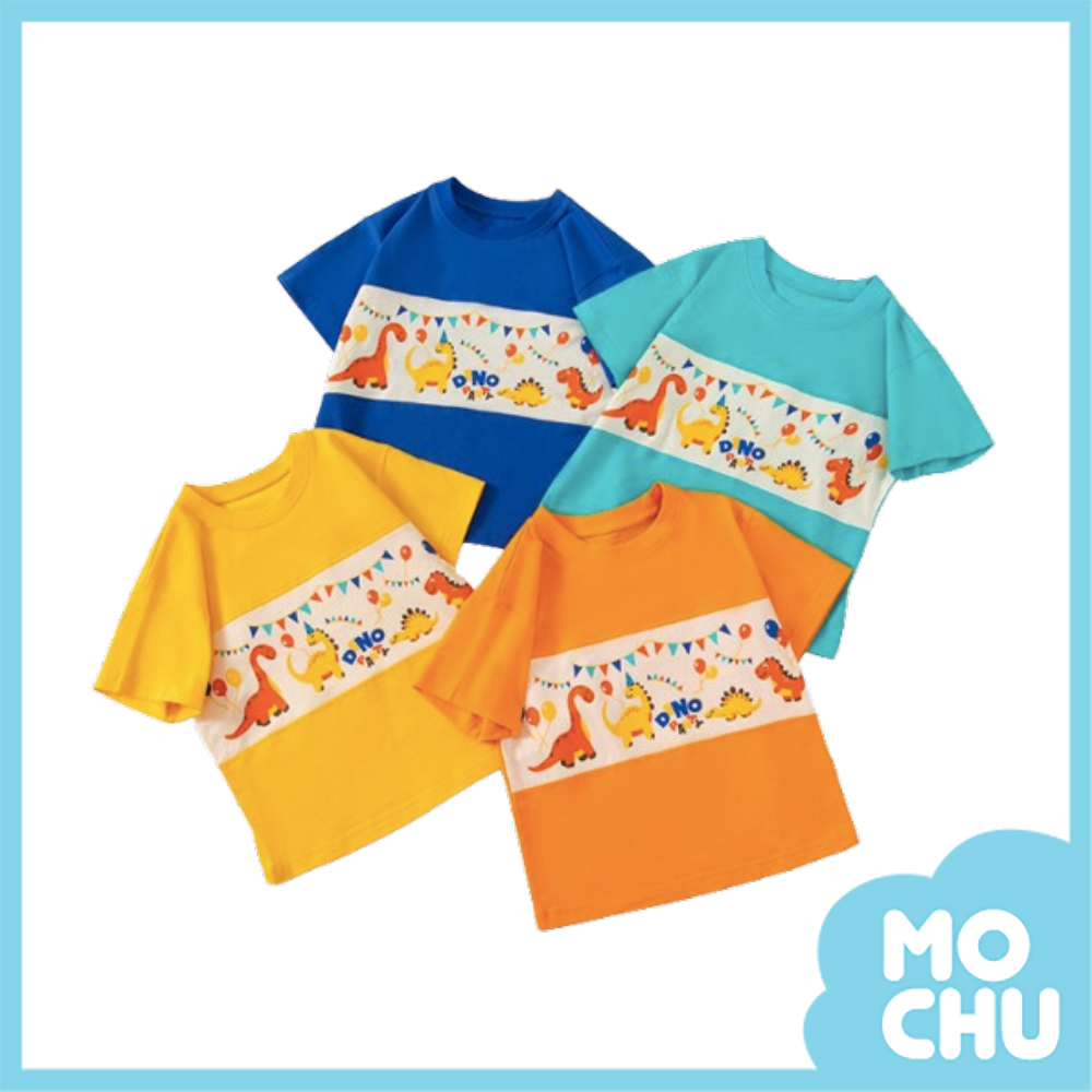 恐龍派對短袖上衣(四色)