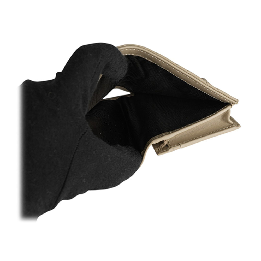 【GUCCI】GG Marmont 山行紋縫線皮革卡片小短夾(象灰色) 466492 DTDHD 1523