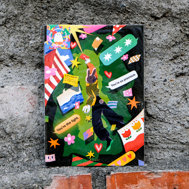 Raimochi｜A5 明信片｜馬斯洛系列｜CONNECT