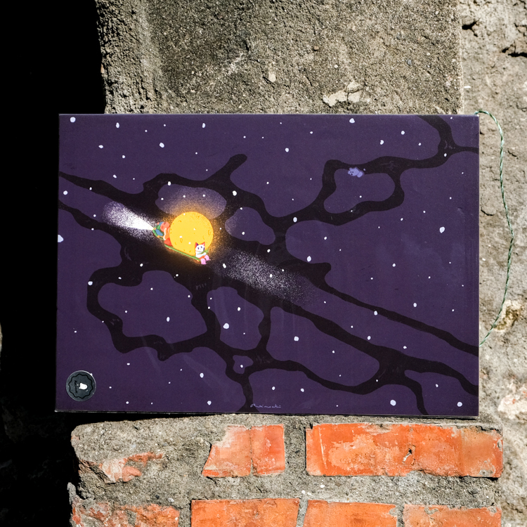 Raimochi｜A3海報｜雪地