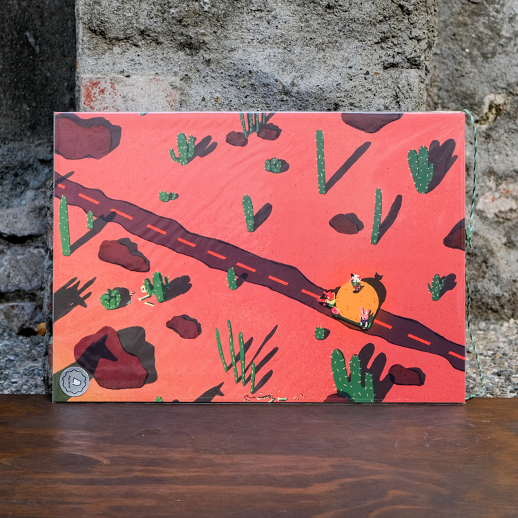 Raimochi｜A3海報｜沙漠