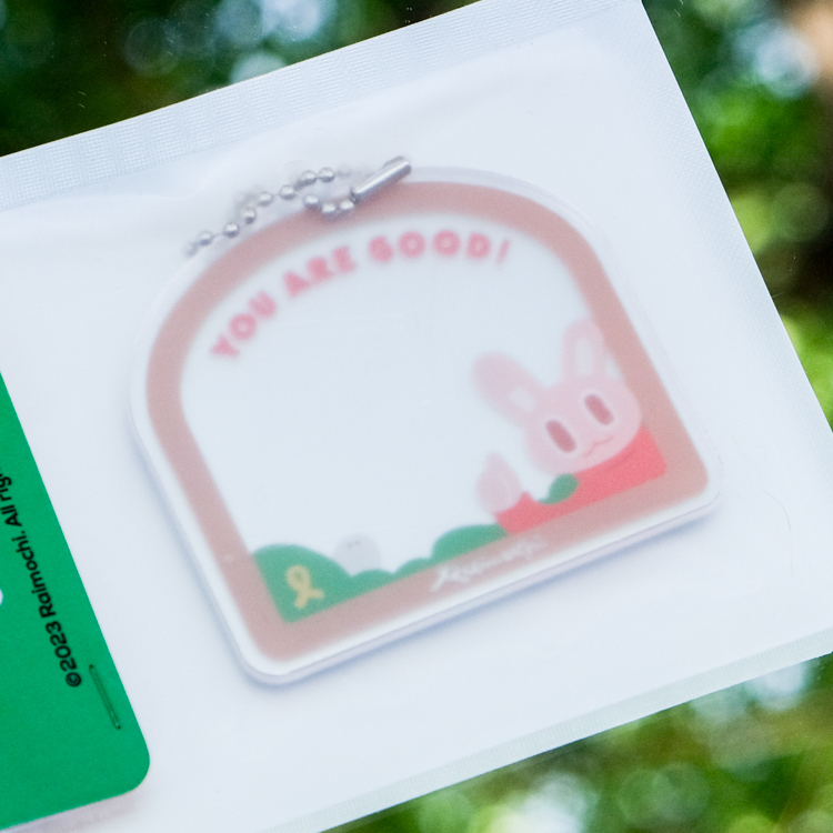 Raimochi｜鏡面壓克力吊飾｜YOU ARE GOOD!