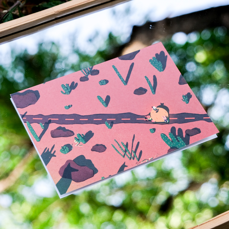 Raimochi｜明信片｜沙漠