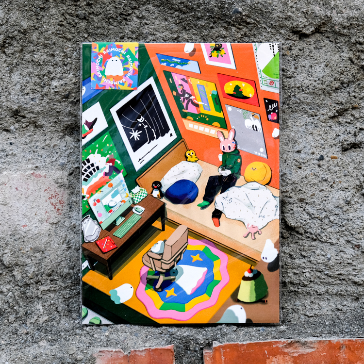 Raimochi｜A5 明信片｜馬斯洛系列｜ROOM