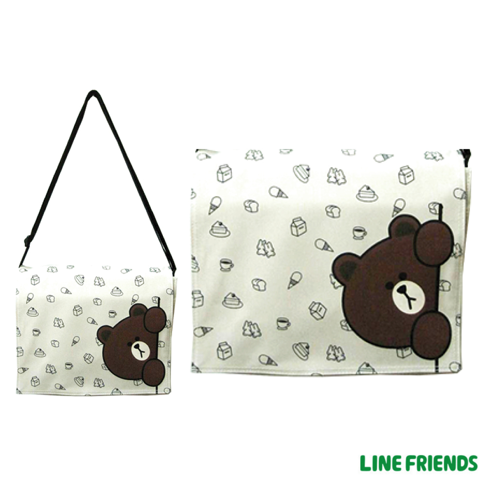LINE FRIENDS MIT側背包(中）