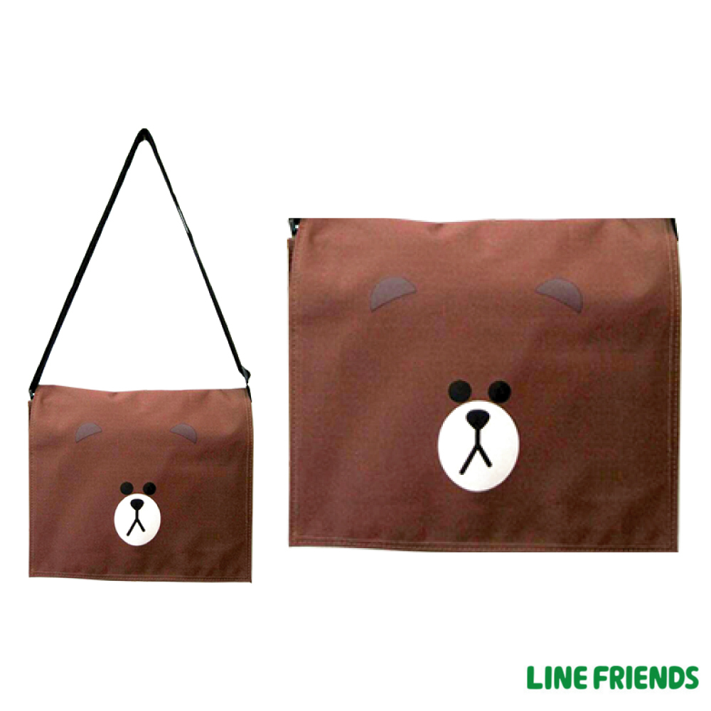 LINE FRIENDS MIT側背包(中）