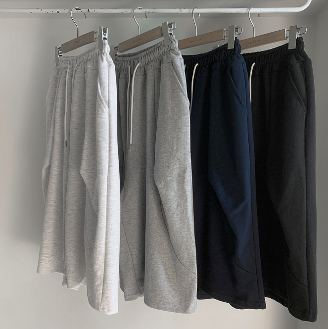 夏季預訂｜高腰側切百慕達寬版八分短褲