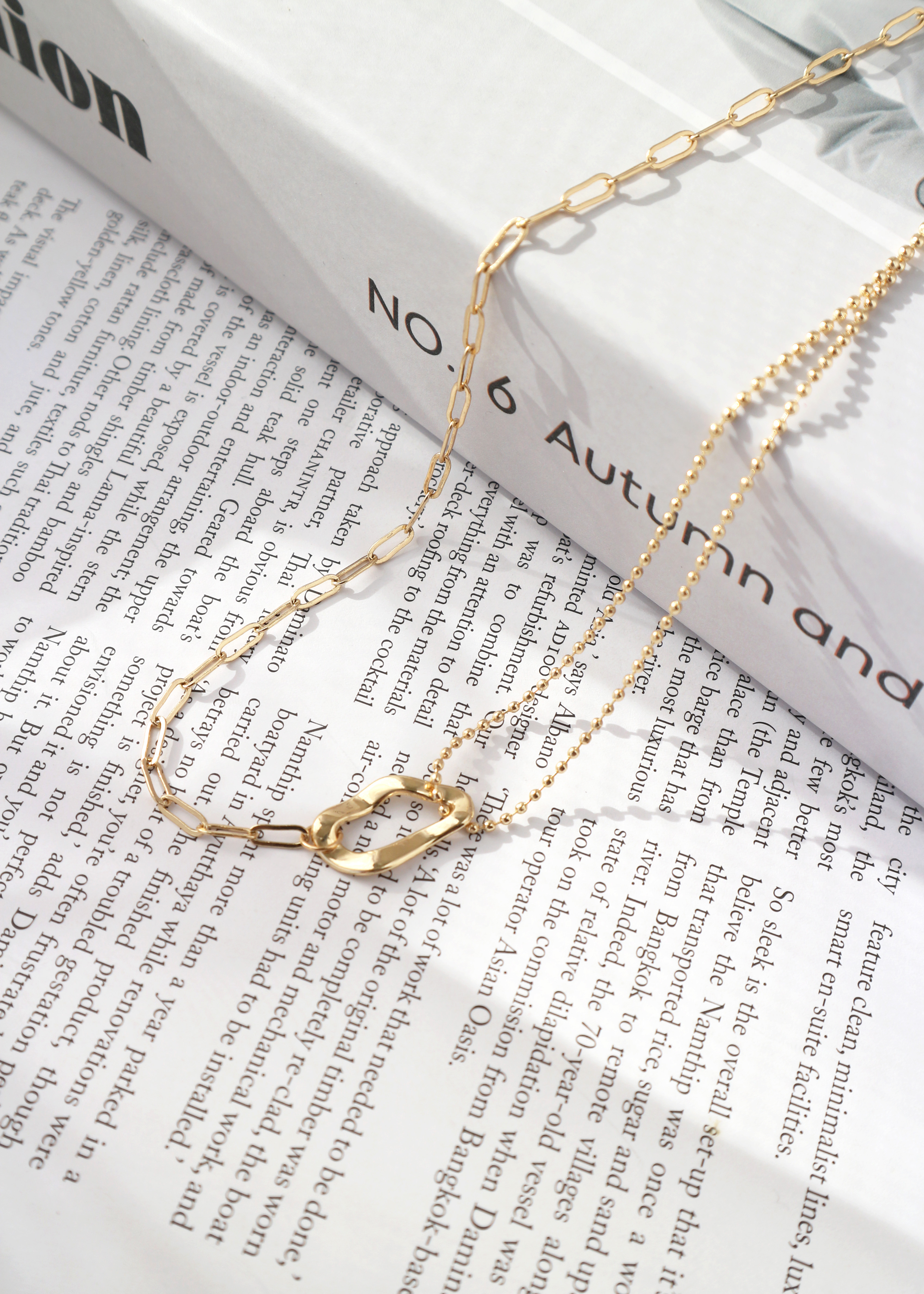 Metal Wave 不對稱項鍊