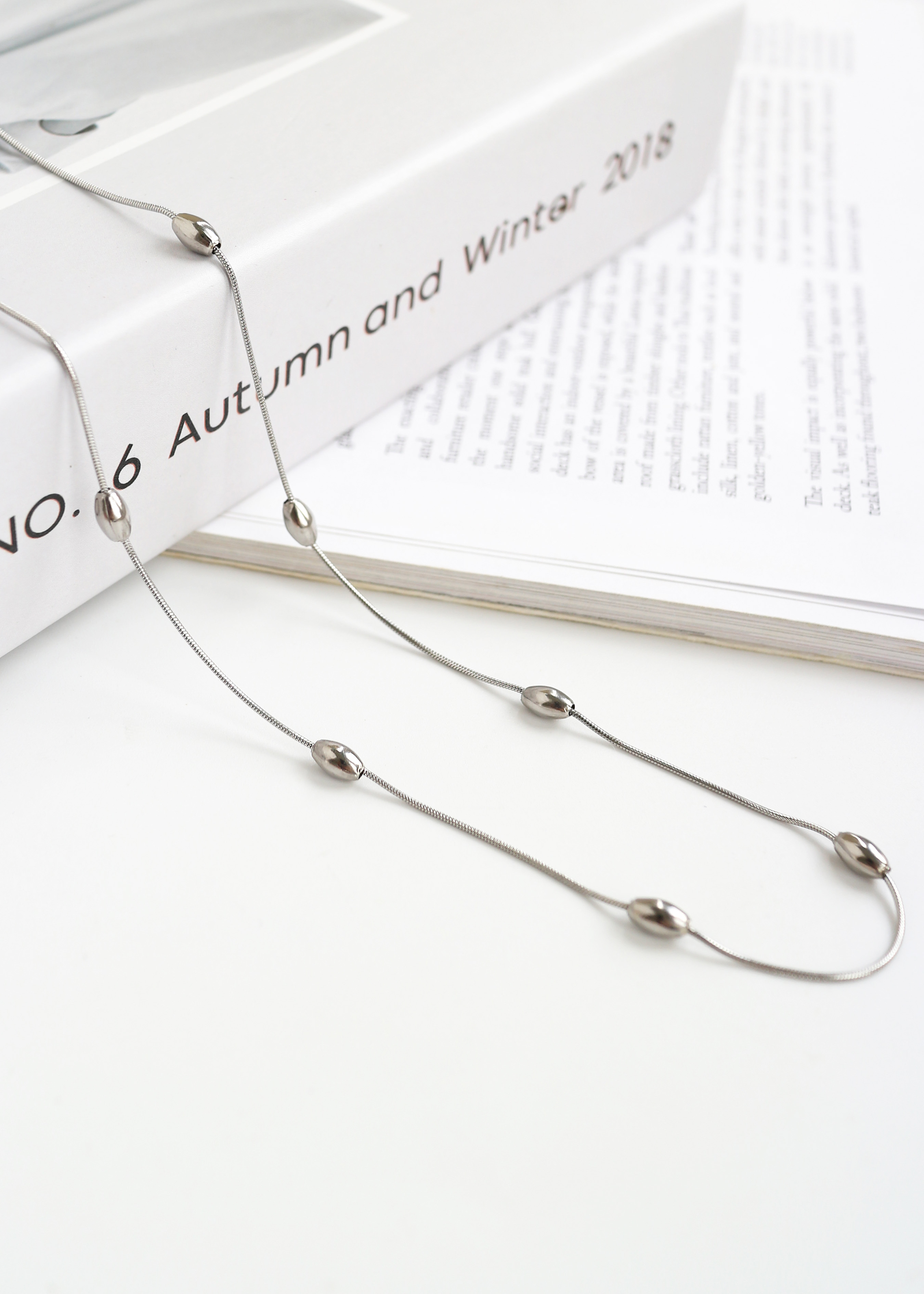 Mnemosyne 項鍊-銀 -醫療鋼