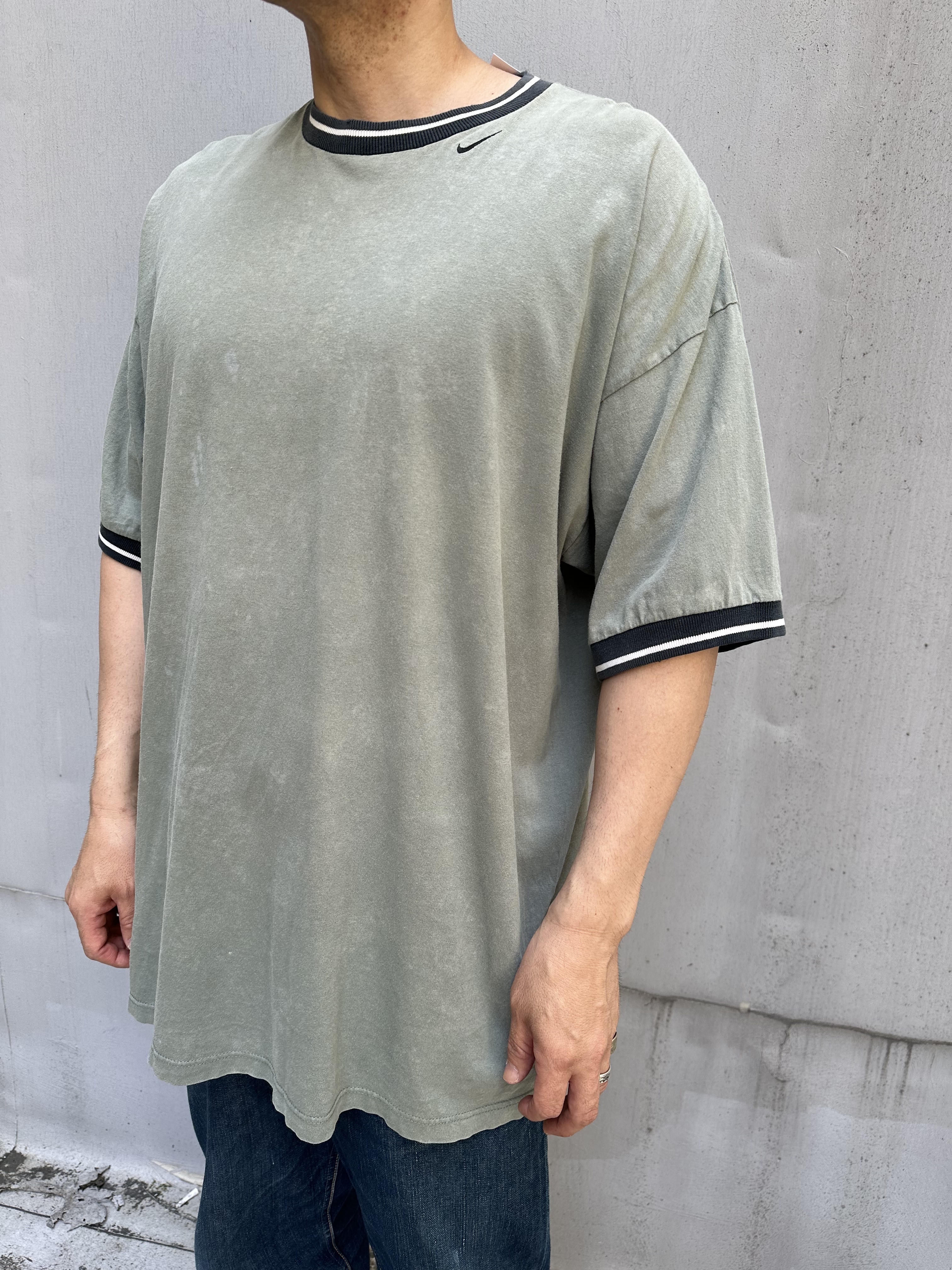 90s NIKE Neck Swoosh Tee Made in USA