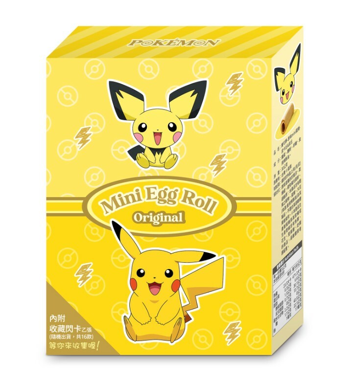 寶可夢-原味mini蛋捲-皮卡丘&皮丘