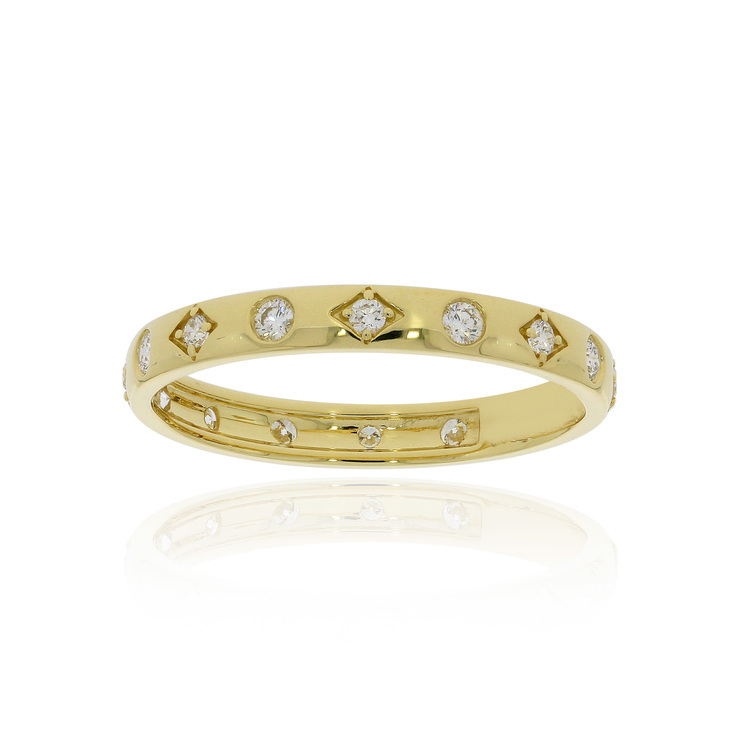 繁星系列 | 全圈鑽石戒指