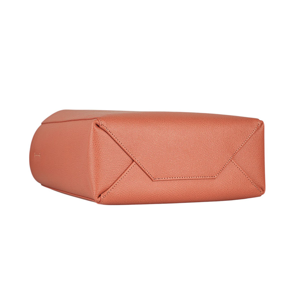 【CELINE】小型牛皮cabas手提/斜背二用包(荔枝粉) 189813XBA.27LY